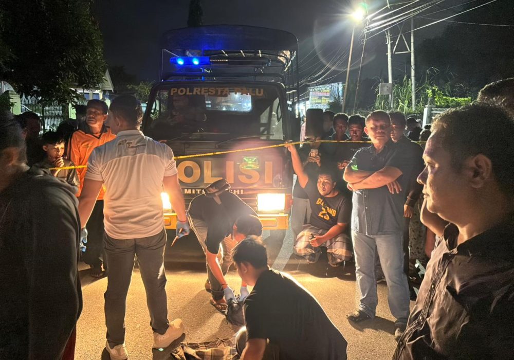 Pria 41 Tahun Tewas Dianiaya di Jalan Munif Rahman Palu