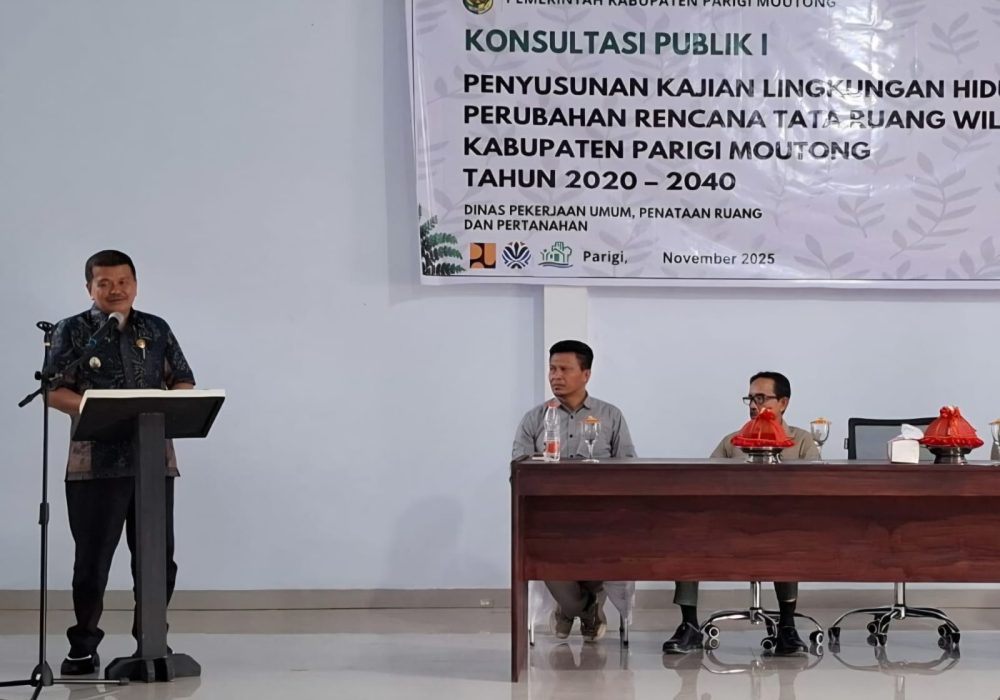 Pemda Parimo Gelar Konsultasi Publik KLHS Revisi RTRW 2020–2040