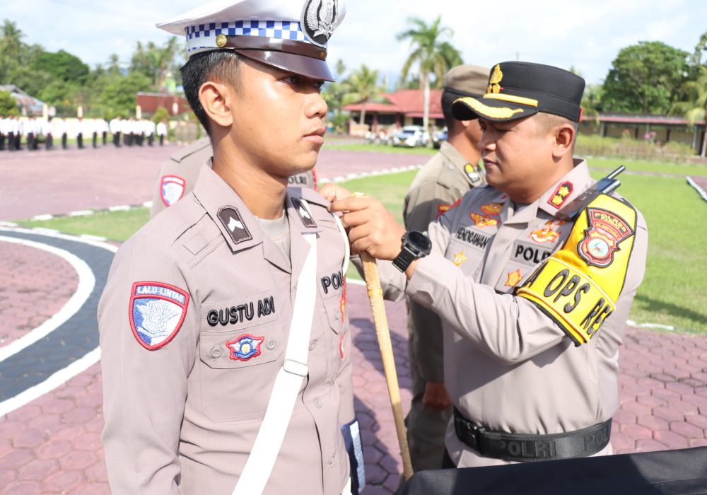 Polres Parimo Gelar Apel Operasi Zebra Tinombala 2025