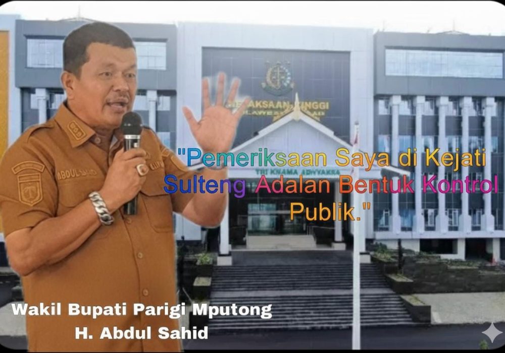 Wabup Parimo Nilai Pemeriksaannya Sebagai Kontrol Publik
