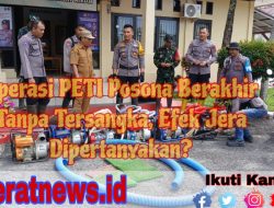 PETI Posona Ditertibkan, Alat Disita Polisi, Siapa Aktornya?