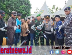 Ratusan Liter Miras Dimusnahkan Polisi, Kehadiran Pemda Parimo Dipertanyakan