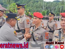 Kapolres Parigi Moutong Pimpin Sertijab Wakapolres dan PJU