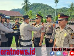 73 Personel Polres Parimo Naik Pangkat, Kapolres Ingatkan Etika dan Peran Keluarga