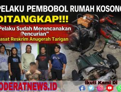 Intai Rumah Kosong, Pelaku Dicokok Tim Resmob Polres Parimo