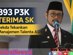 Pemkab Parimo Serahkan Sebanyak 893 SK P3K Paruh Waktu