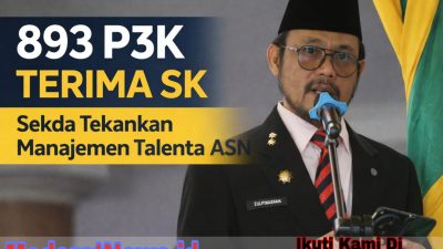 Pemkab Parimo Serahkan Sebanyak 893 SK P3K Paruh Waktu