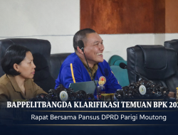 Kelebihan Rp 80 juta, Bappelitbangda Parimo Klaim Tindak Lanjut Temuan BPK