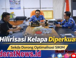 Sekda, Zulfinasran Tekankan Peran SIKIM Dorong Hilirisasi Kelapa