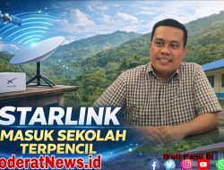 Disdikbud Parimo Salurkan Jaringan Starlink ke Sekolah Terpencil