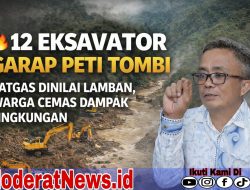 12 Ekskavator Diduga Garap PETI Tombi, Satgas Dinilai Lamban Bertindak