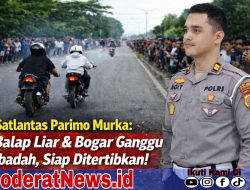 Satlantas Parimo Bakal Tindak Tegas Balap Liar dan Knalpot Brong