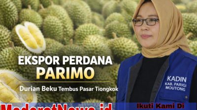 Gubernur Sulteng Dorong Ekspor Durian Beku Parimo Ke Tiangkok