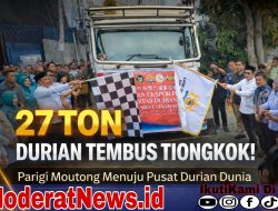 Gubernur Anwar Hafid Lepas Ekspor 27 Ton Durian Beku ke Tiongkok