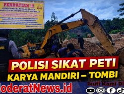 Polisi Bongkar Tambang Emas Ilegal Karya Mandiri dan Tombi
