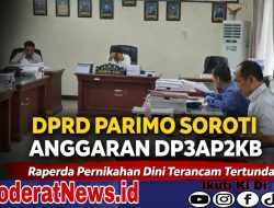 Komisi IV DPRD Parimo Soroti Minimnya Anggaran DP3AP2KB, Raperda Pernikahan Dini
