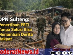 DPN Sulteng : Penertiban PETI Tanpa Solusi Ancam Dapur Rakyat