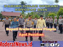 Bupati Parimo Pimpin Apel Gelar Pasukan Operasi Ketupat 2026