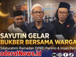 Wakil Ketua DPRD Parimo Sayutin Budianto Gelar Bukber Bersama Warga dan Insan Pers