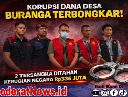 Grogoti Dana Desa Buranga, Dua Tersangka Masuk Rutan Parigi