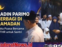 KADIN Parimo Buka Puasa Bersama, Beri THR untuk Santri Ponpes Ittihadul Ummah