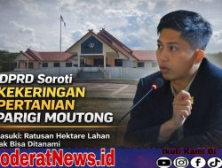 Basuki Soroti Penanganan Kekeringan Pertanian di Parigi Moutong