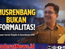 Irwan Tegaskan Musrenbang 2027 Bukan Formalitas, Soroti Disiplin OPD