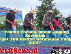Polres Parigi Moutong Tanam Jagung Serentak, Target 700 Hektar