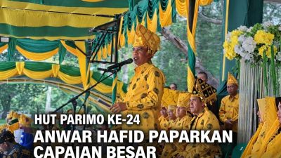 HUT ke-24 Parimo, Gubernur Anwar Hafid Beberkan Keberhasilan Program ‘BERANI’