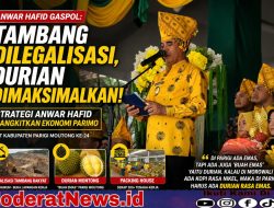 Gubernur, Tambang Dilegalkan, Durian Jadi Mesin Ekonomi Parimo