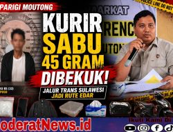 Kurir Sabu 45 Gram Dibekuk di Jalur Trans Sulawesi