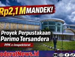Rp2,1 Miliar Mandek! Proyek Perpustakaan Parimo Tersandera Konflik
