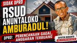 DPRD Sentil Pelayanan RSUD Anuntaloko, Perencanaan Amburadul