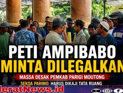 Aksi Pro Tambang Geruduk Kantor Bupati Parimo, Massa Tuntut Legalisasi PETI