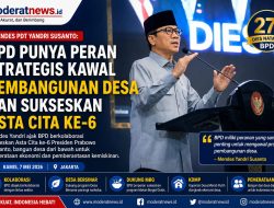 Dies Natalis BPD ke-27, Mendes Yandri Dorong Kolaborasi Bangun Desa