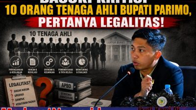 Pengangkatan 10 TA Bupati Parimo Tuai Kritik, Basuki Pertanyakan Urgensi