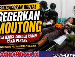 Pria Ngamuk Bacok Dua Warga di Moutong, Lansia Luka Parah