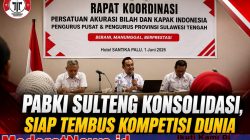 Rakor, PABKI Sulteng Siap Mendunia, Perkuat Organisasi dan Prestasi Internasional