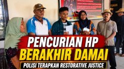Kasus Pencurian HP Vivo di Mepanga Diselesaikan Damai, Polisi Terapkan Restorative Justice
