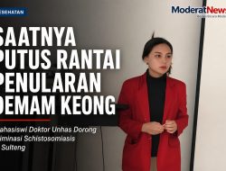 Mahasiswi Unhas Dorong Eliminasi Schistosomiasis di Sulteng, Fokus Putus Rantai Penularan Demam Keong