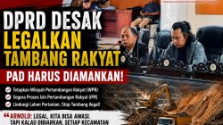 Tambang Ilegal Merebak, DPRD Parigi Moutong Minta WPR dan IPR Segera Diterbitkan