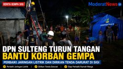 DPN Sulteng Turun Tangan Bantu Korban Gempa Sigi, Perbaiki Jaringan Listrik dan Dirikan Tenda Darurat