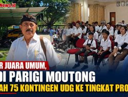 PHDI Parimo Bawah 75 Kontingen UDG Ke Sulawesi Tengah, Target Juara Umum