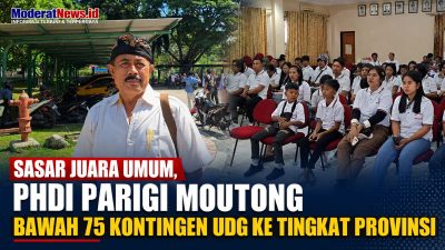 PHDI Parimo Bawah 75 Kontingen UDG Ke Sulawesi Tengah, Target Juara Umum