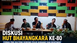 FORMA PMII Sulteng Gelar Diskusi HUT Bhayangkara ke-80, Dorong Polri Lebih Humanis dan Responsif