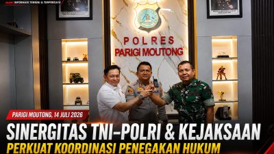 Perkuat Sinergitas TNI–Polri dan Kejaksaan, Kapolres Parimo Gelar Silaturahmi Lintas Lembaga