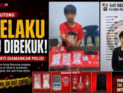 Operasi Senyap Berhasil, Tiga Kurir Sabu Ditangkap Beruntun di Parimo