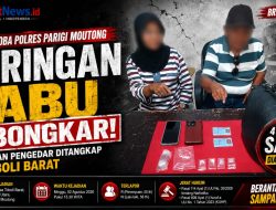 Bisnis Haram Terhenti! Pasangan Pengedar Sabu Ditangkap Saat Bawa Barang