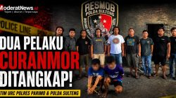 Jejak Terendus, Dua Pelaku Curanmor Diringkus Polres Parimo