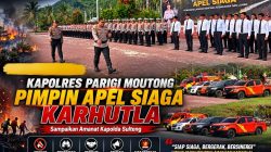 Kapolres Parimo Pimpin Apel Siaga Karhutla, Sampaikan Amanat Kapolda Sulteng